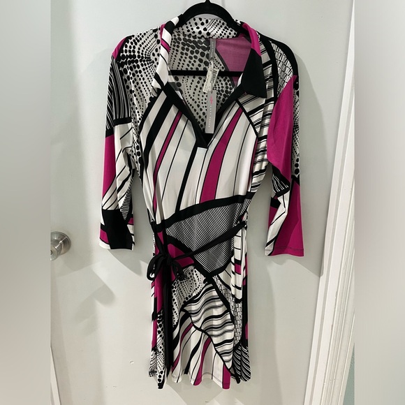 Last Tango Geometric Dress, size medium, new! - Picture 1 of 6